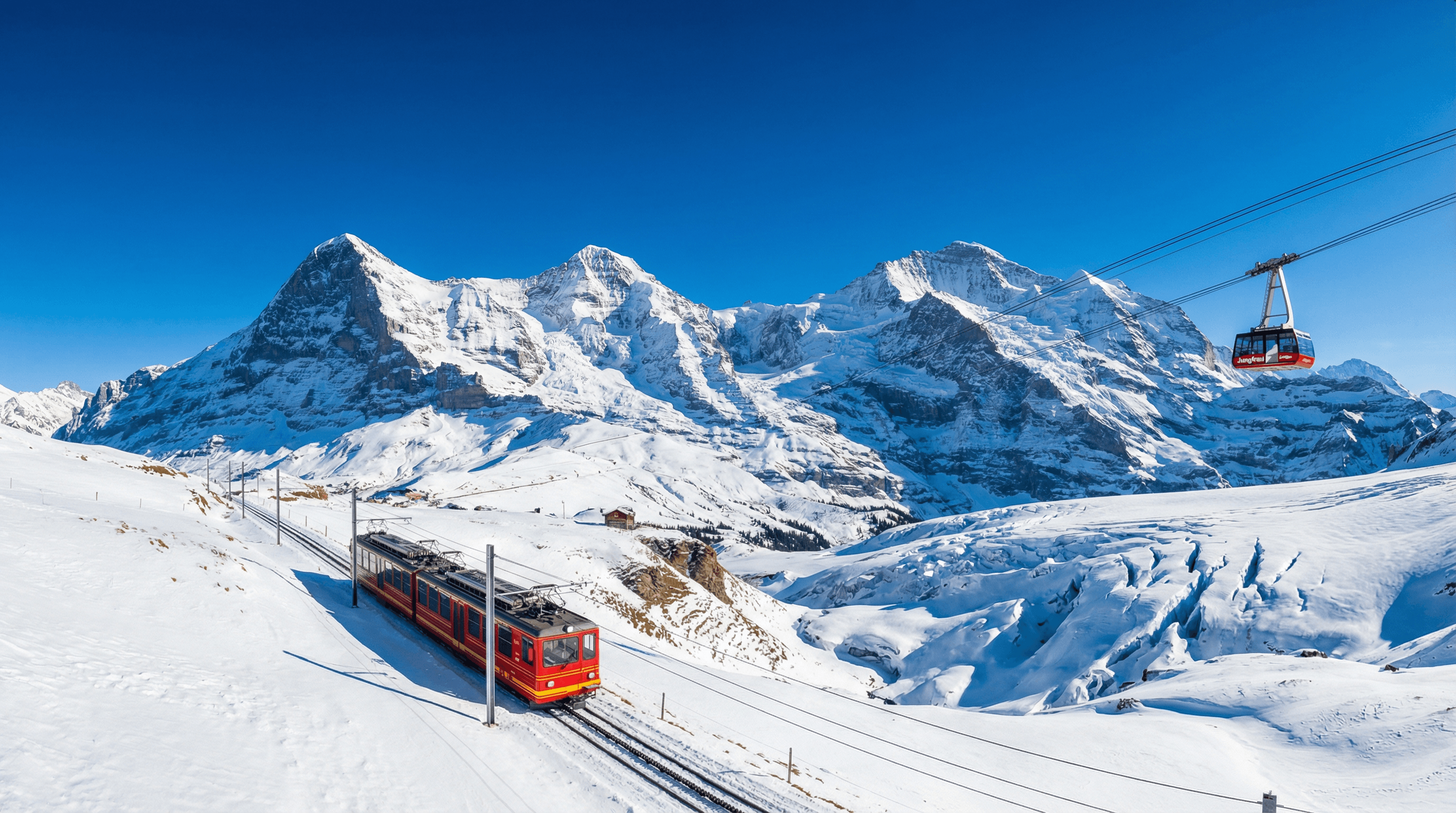 Jungfrau Travel Pass - รถไฟ Jungfraubahn และกระเช้า ยอดเขา Eiger Mönch Jungfrau สวิตเซอร์แลนด์